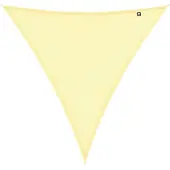 Kopu schaduwdoek driehoek 3x3x3 mtr waterdicht 230 grams creme