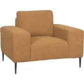 Label51 Bank Ferraro - Oker - Boucle - 1-Zits (Oranje, 112x85x88cm)
