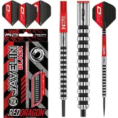 Red Dragon Javelin Black Tungsten 90% Steeltip 22 g Darts