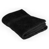Tiseco HOME STUDIO - Douchelaken RIVA - SET/2 - 100% katoen - 450 g/m² - 100% katoen - superzacht en zeer absorberend - 100x150 cm - Zwart