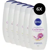 Nivea Creme Soft Cashmere moments Douchecrème - Orchideegeur - vitamine C en vitamine E - Voordeelverpakking 6 x 250 ml