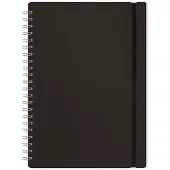 Vacavaliente - Studio Notitieboek A4 - Gerecycled Leer - Zwart