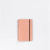 Vacavaliente - Notitieboek A5 - Gerecycled Leer - Roze