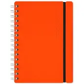Vacavaliente - Studio Notitieboek A5 - Gerecycled Leer - Oranje