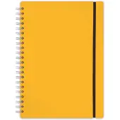 Vacavaliente - Studio Notitieboek A4 - Gerecycled Leer - Geel