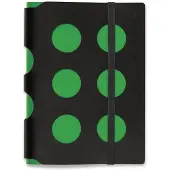 Vacavaliente - Notitieboek A6 Multi Dots - Gerecycled Leer - Groen