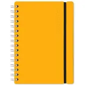Vacavaliente - Studio Notitieboek A5 - Gerecycled Leer - Geel