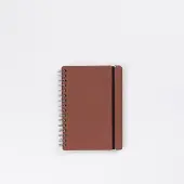 Vacavaliente - Studio Notitieboek A5 - Gerecycled Leer - Bruin