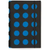 Vacavaliente - Notitieboek A5 Multi Dots - Gerecycled Leer - Blauw