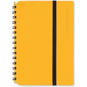 Vacavaliente - Notitieboek A6 - Gerecycled Leer - Geel
