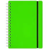 Vacavaliente - Studio Notitieboek A5 - Gerecycled Leer - Groen