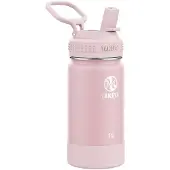 Takeya - Kid's Actives Straw Insulated Bottle 414 ml - Isoleerfles 414 ml, roze