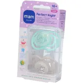 Mam Perfect Night Fopspeen Silicone Unisex 16m+ 2 St Fopspeen