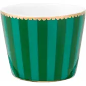 Pip studio Eierdop Love Birds Stripes Emerald-Green (Set van 6)
