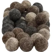 Creativ Company CC Wol Kralen 20 mm Naturel 64 stuks