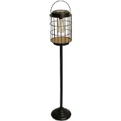 Luxform Tuinlamp Solar Post Light Longford Black 15 Lumen