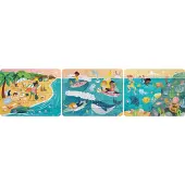 Hape Oceaan vrienden puzzel