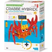 4M Wetenschap En Spel - Bouw Je Eigen Hybride Krab Robot - KidzLabs - Green Science - 5 Jaar