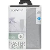 Brabantia Overtrek C 124x45 Metallic Zilver zilver Katoen