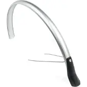 Eurofender Achterspatbord - 28 inch - 51 mm breed - Zilver - Bescherming tegen water en modder