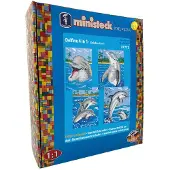 Ministeck dolfijnen mozaïek XL box - creatief bouwpakket 3100 stuks.