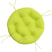 vidaXL Zitkussen rond Ø 60x11 cm oxford stof heldergroen