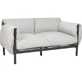 Beliani ESPERIA - Loungeset 4-zits - Lichtgrijs - Aluminium