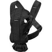 BabyBjörn draagzak Mini - 3D Airy Mesh Zwart