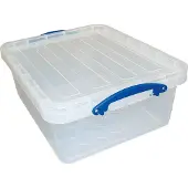 Really Useful Boxes Really Useful Box opbergdoos 23,5 l, nestbaar, transparant