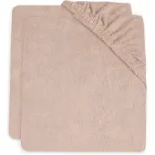 Jollein - Aankleedkussenhoes Badstof 50x70cm - Zachte Hoes Baby Aankleedkussen - Wild Rose - 2 Stuks