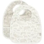Jollein Slab Waterproof Animals Olive Green (2pack)