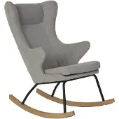 Quax Schommelstoel Rocking Chair De Luxe Sand Grey