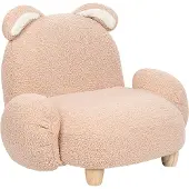 Beliani KANNA - Kinderstoel - Beige - Nepbont