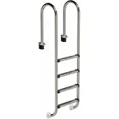 W'eau Muro RVS zwembadtrap 4 treden - AISI 316