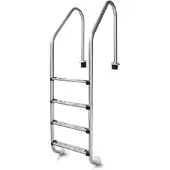 W'eau RVS zwembadtrap 4 treden - AISI 316
