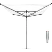 Brabantia Lift-O-Matic droogmolen met grondanker - 50 m