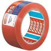 TESA tesaflex Serie - PVC Waarschuwingslint - 33m x 50mm - Rood