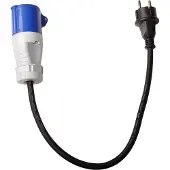 Pricenet Verloopkabel Van Schuko-stekker Naar Cee 40 Cm 16a / 230 V