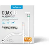Technetix aansluitset voor antenneversterkers - 1,5 meter