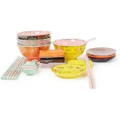 Pols Potten Serviesset Asian Grandpa Multi (Set van 4)