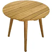 SenS-Line lissabon sidetable rond - acaciahout 47x47x55cm