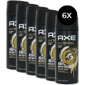 Axe 6x Deodorant Bodyspray Gold Temptation 150 ml