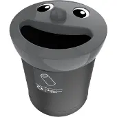 V-Part Aluminium Cans Smiley Face Bin 52 liter