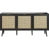 Beliani OPOCO - Sideboard-Zwart-MDF