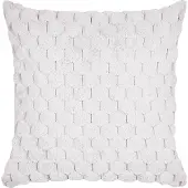 Beliani PURSLANE - Set van 2 kussens - Wit - 43 x 43 cm - Nepbont