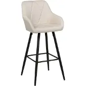 Beliani DARIEN - Barkruk-Beige-Polyester