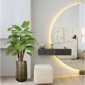 Maxifleur Kunstplanten Calathea Fasciata kunstplant Deluxe 110cm
