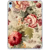 B2Ctelecom Siliconen Hoesje voor iPad (2022) 10.9 | iPad 10.9 (2025) Bloemen