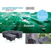 Garden Impressions Lounge dining beschermhoes 233/293x90xH70 en 162x92xH63 cm