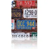B2Ctelecom iPad (2022) 10.9 Tablet Hoesje met foto Kentekenplaten